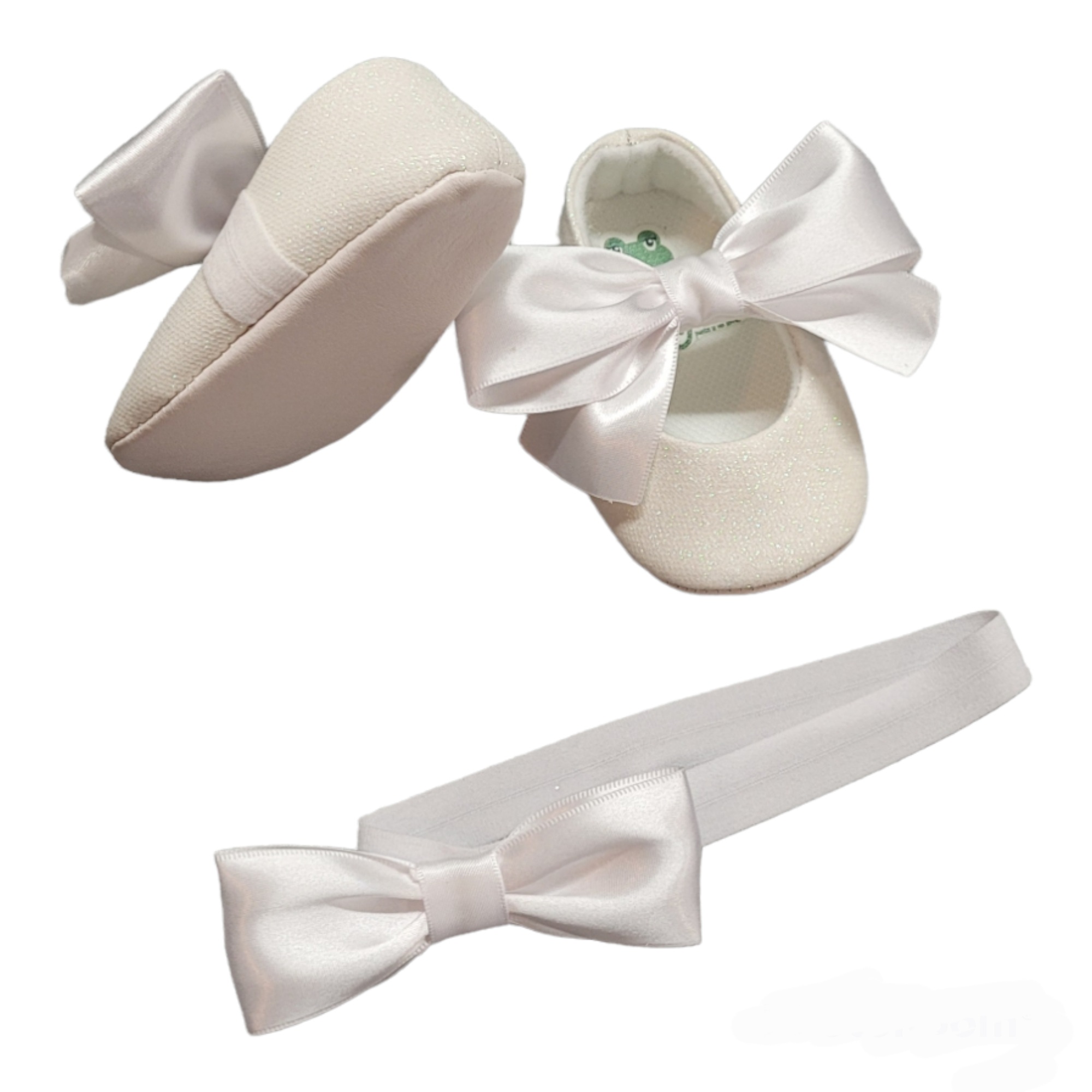 Kit Balerina con moño color blanco