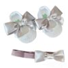 Kit Balerina con moño color plata