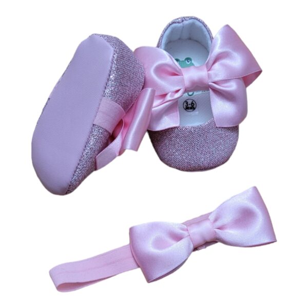 Kit Balerina con moño color rosa