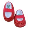 Balerina pike roja con moño