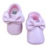 Mocasín con moño rosa