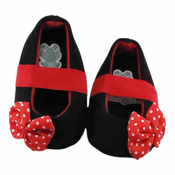 Balerina negra con rojo Mimi