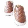Tenis café slip-on capitoneado