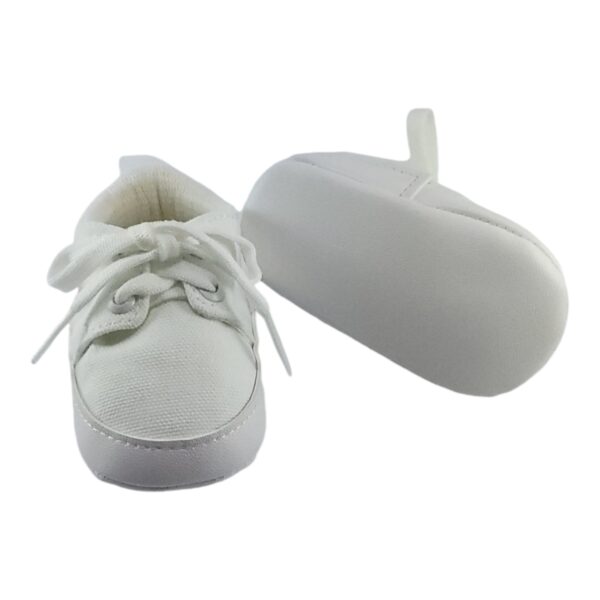 Tenis blanco de lona Unisex