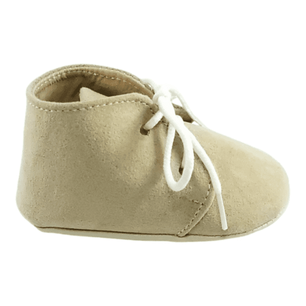 Botín Gamuza Color Beige - Imagen 2