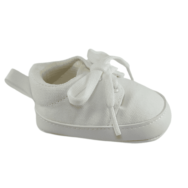 Tenis Blanco de Lona Unisex - Imagen 2