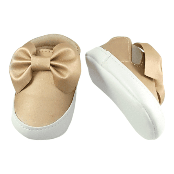 Tenis con Moño Oro (Dorado)